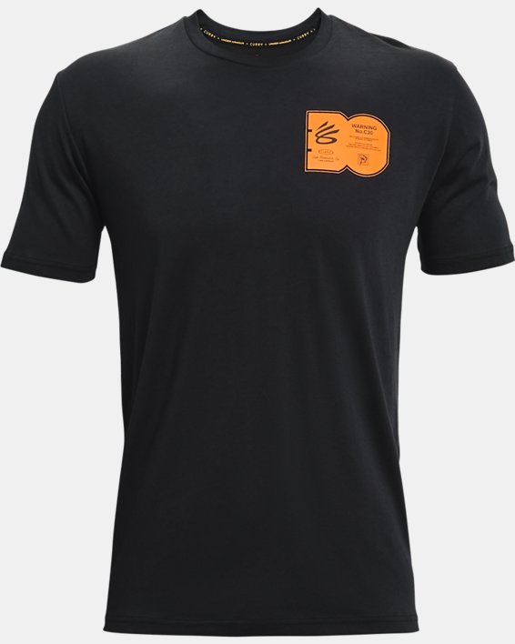 Men's Curry Zero Days T-Shirt, Black, pdpMainDesktop image number 4
